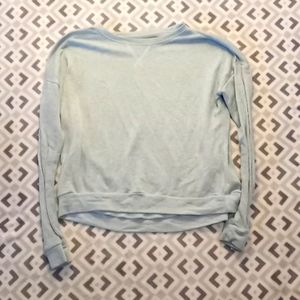 Long sleeve teal H&M shirt